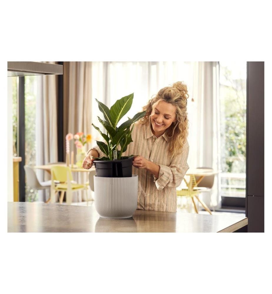 Elho - Blumentopf All-in-1 Vibes Rund 25 + Swi 24 Weiss