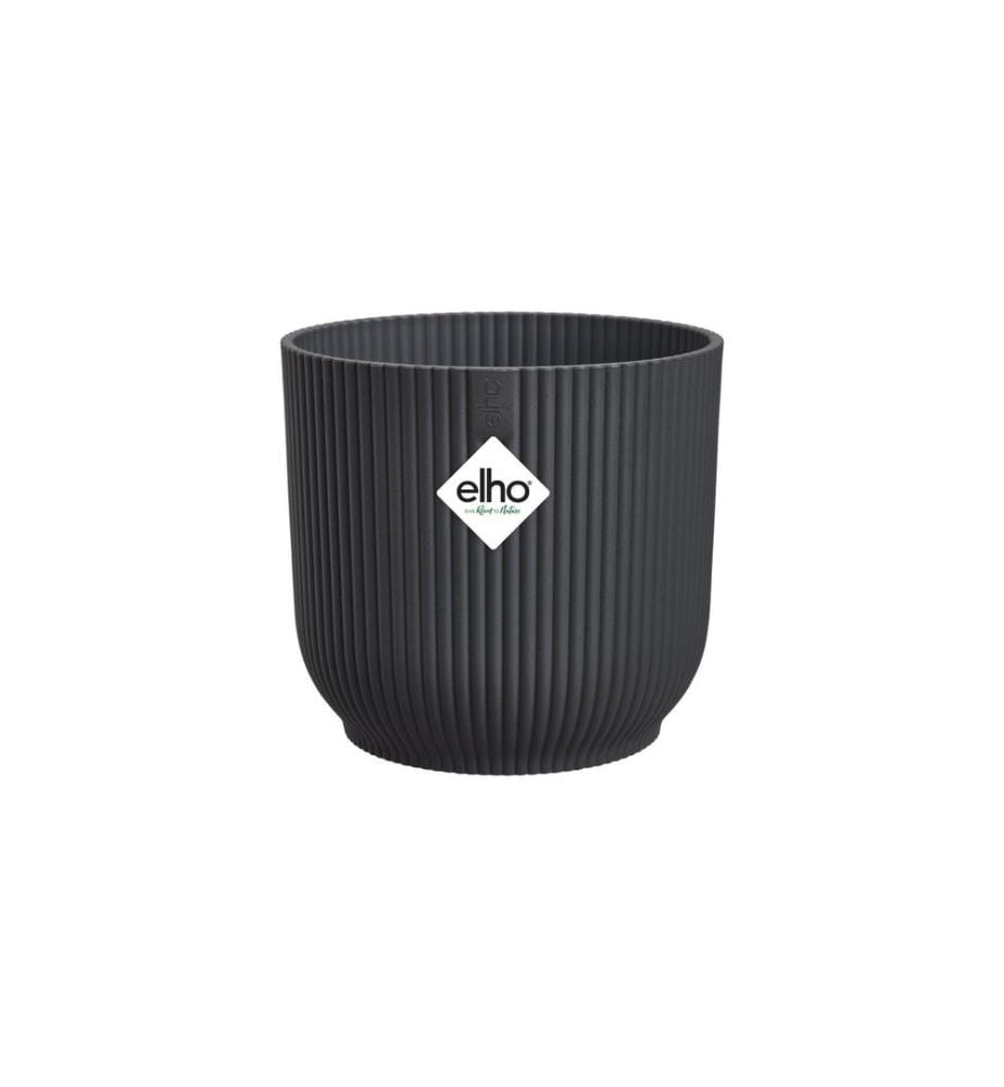 Elho - Blumentopf Vibes Fold mini 0.8 l, Anthrazit