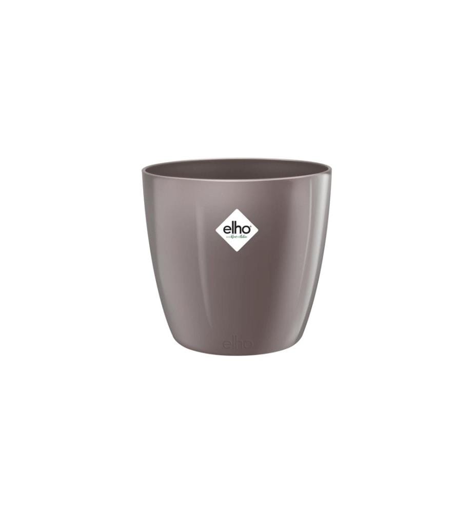 Elho - Blumentopf Brussels Diamond rund 3.3 l, Oyster Pearl