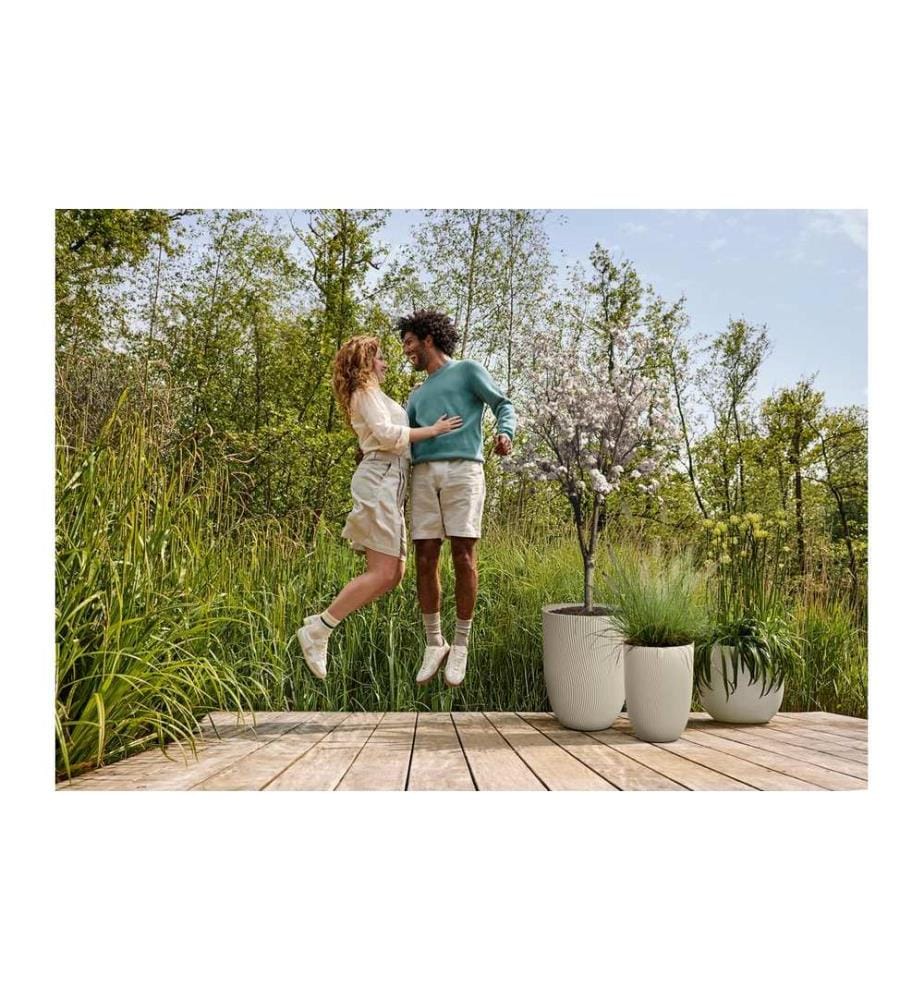 Elho - Pflanzentopf Sereh Hoch 40 cm Beige