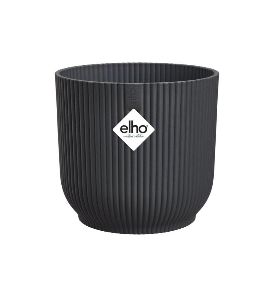 Elho - Blumentopf Vibes Fold mini 0.5 l, Anthrazit