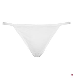 Slip - Bordeaux und Weiss
