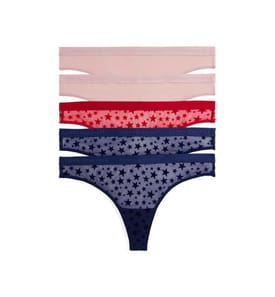 Confezione da 5 perizomi - 3 colori