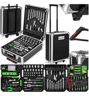 Trolley Werkzeugkoffer 1200-tlg - schwarz