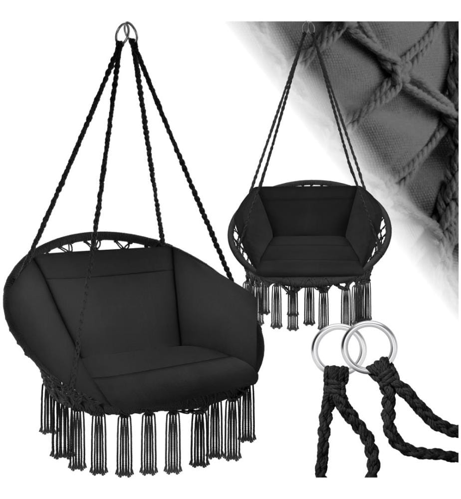Hängesessel Grazia - schwarz