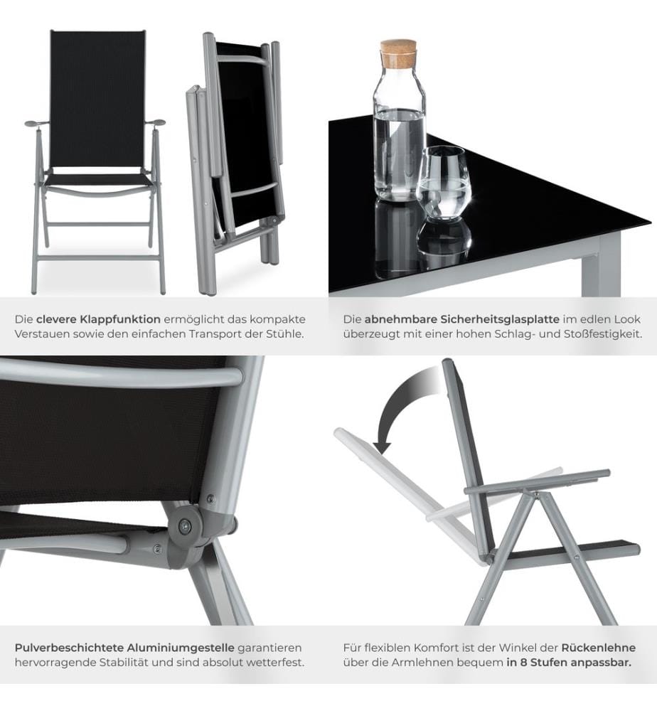 Aluminium Sitzgruppe 41 - silber