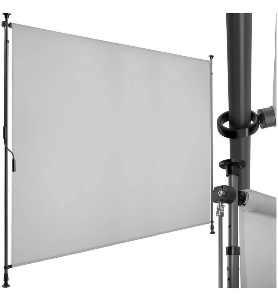 Tenda da sole Taija con manovella manuale - 200 x 310 cm, grigio chiaro