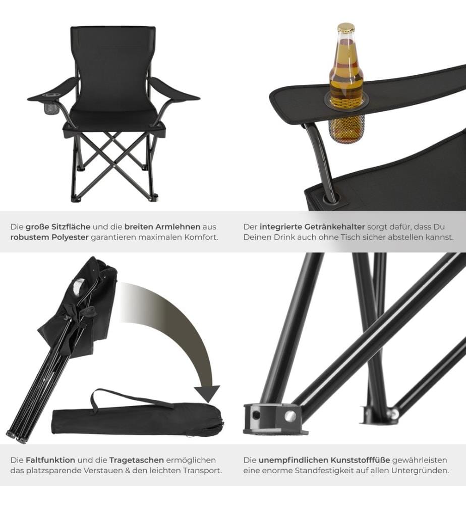 Campingstühle Gil - 4er Set