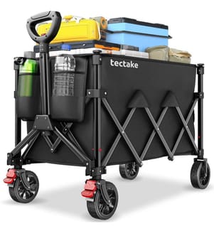 Bollerwagen RollRider faltbar, Teleskopgriff, Profilräder - 150 L