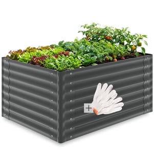 Aiuola rialzata Blomma zincata, diverse dimensioni - 120 x 100 x 62 cm