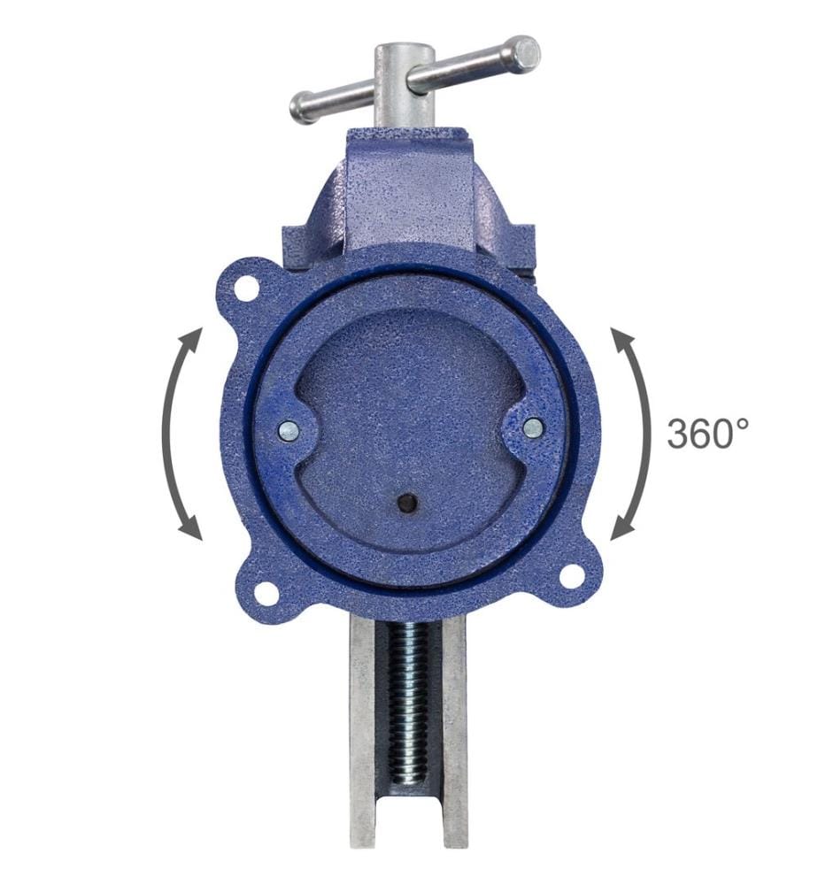 Étau de serrage, établi, Enclume, Plateau Base tournante - 125 mm