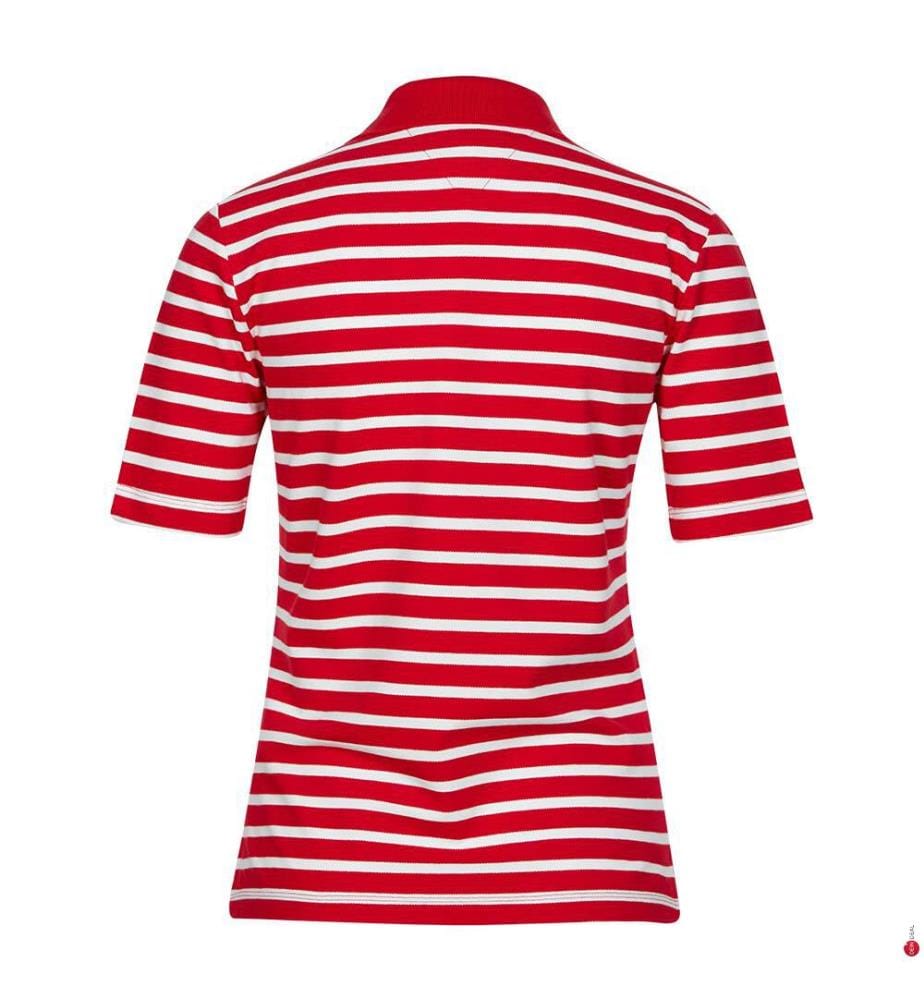 Polo - Rayé Rouge