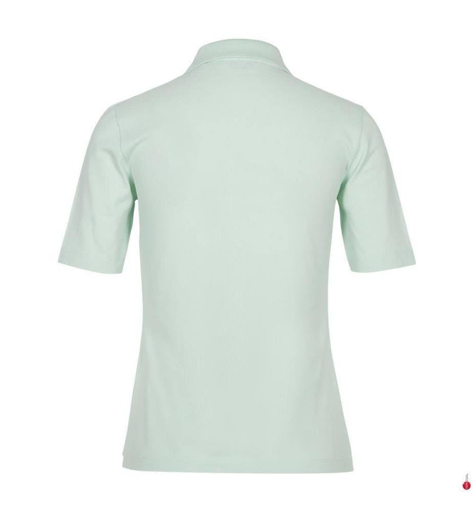 Slim Shield Piqué-Poloshirt - Faded Mint