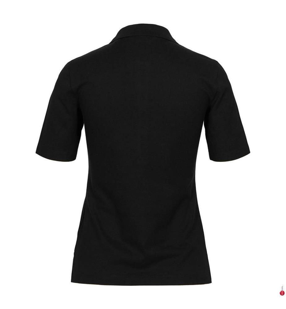 Polo en piqué Slim Shield - Noir