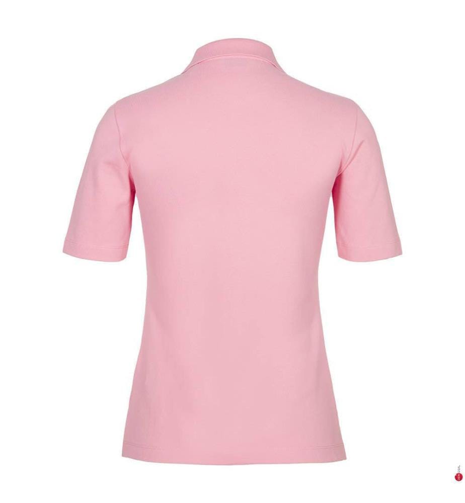 Polo en piqué Slim Shield - Rose géranium