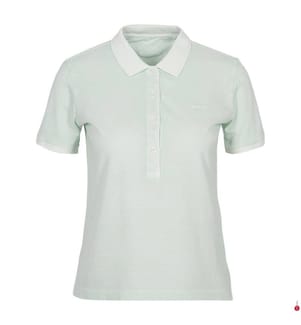 Sunfaded Piqué-Poloshirt - Faded Mint