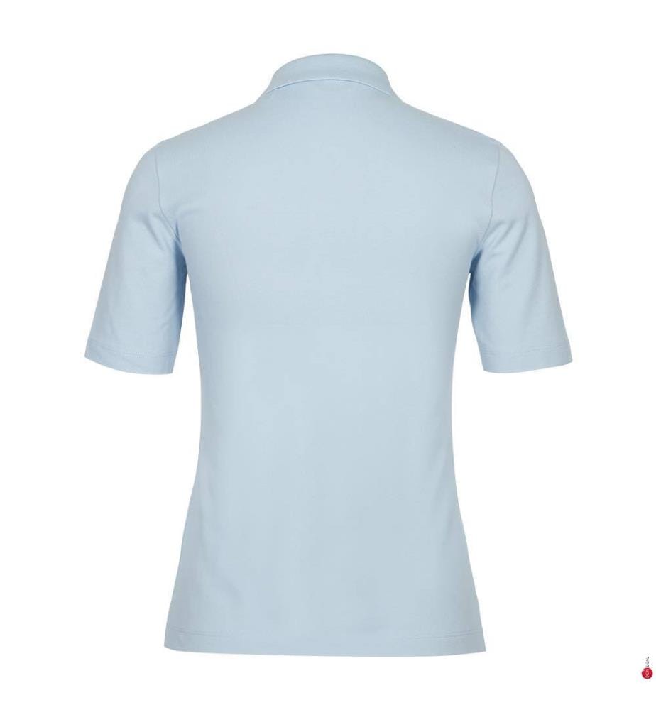 Polo Pique Slim Shield - Frisches Blau
