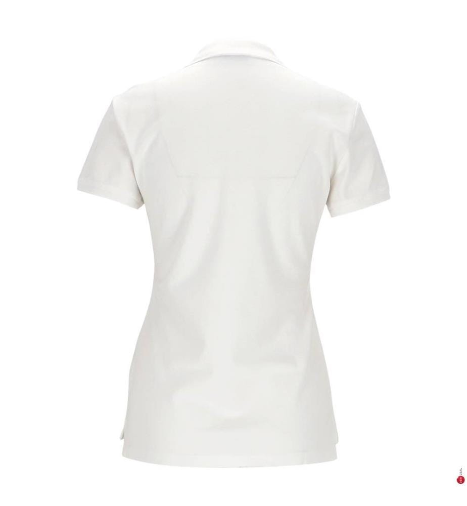 Slim-Fit-Stretch-Polo – Weiss