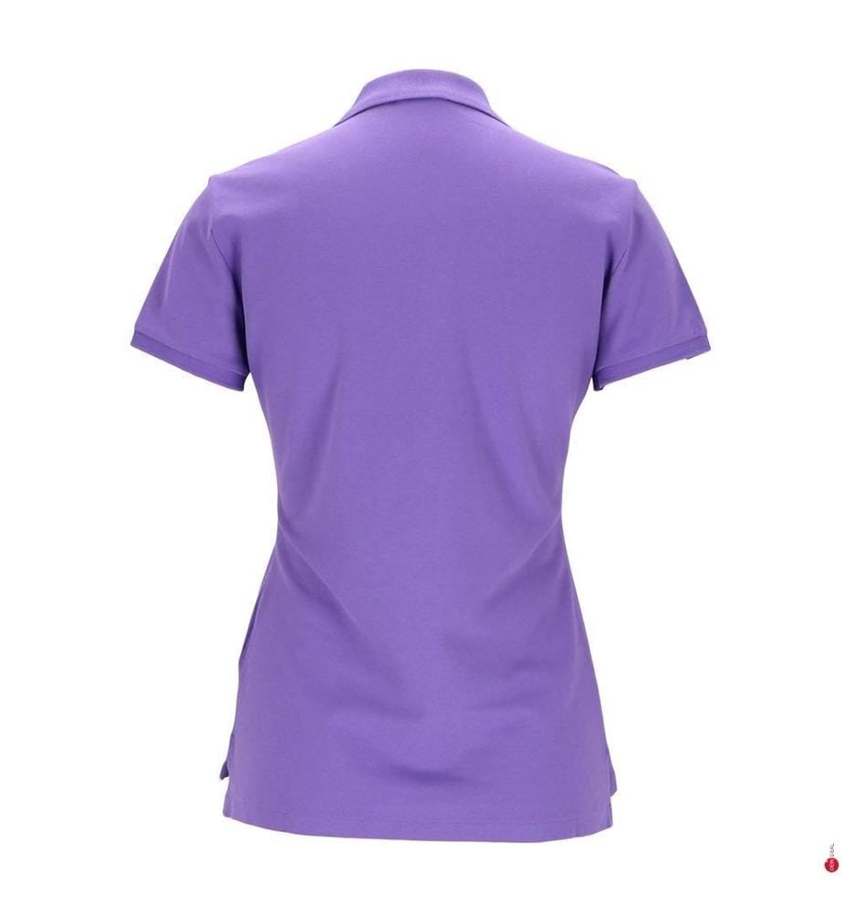 Slim-Fit-Stretch-Polo – Violett