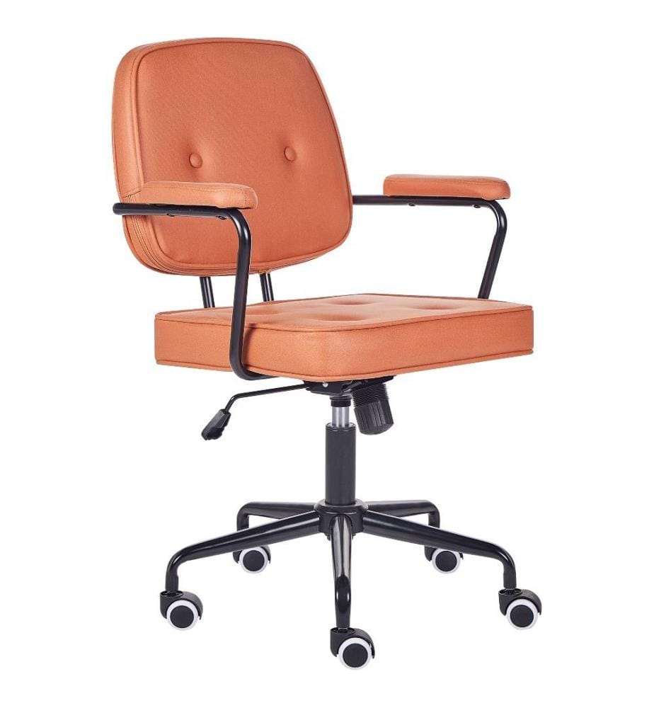 Schreibtischstuhl PAWNEE Stoff Orange