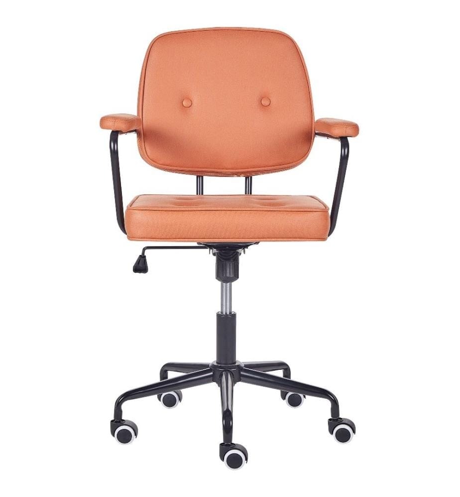 Schreibtischstuhl PAWNEE Stoff Orange