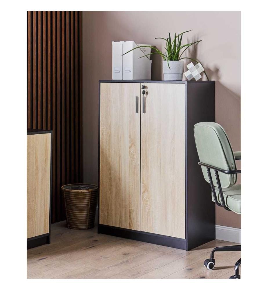 Storage Unit ZEHNA Brown/ Black