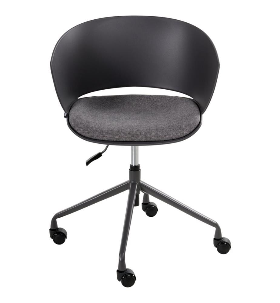 Bürostuhl GLEEFUL Stoff Graphitgrau