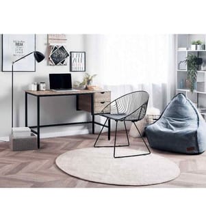 Scrivania GRANT Marrone chiaro 120 cm 48 cm con Cassetti
