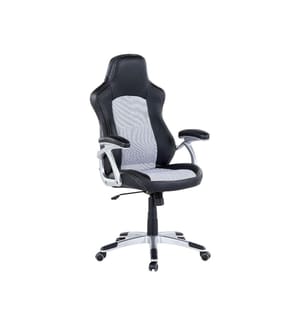 Chaise de bureau EXPLORER Cuir PU Noir