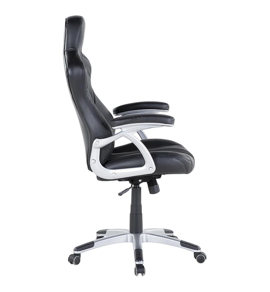 Bürostuhl Schwarz Kunstleder Drehbar Gaming Schreibtisch Modern