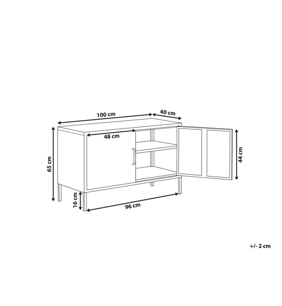 Storage Unit URIA Metal Green