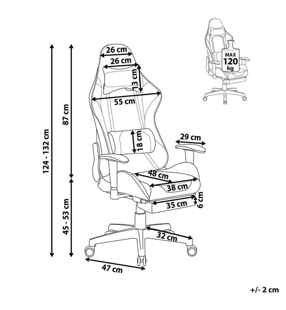 Siège de gaming VICTORY Cuir PU Rose