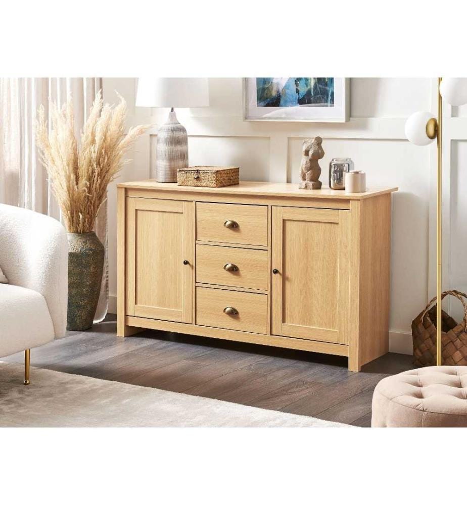 Commode 2 portes LANSIN Marron clair