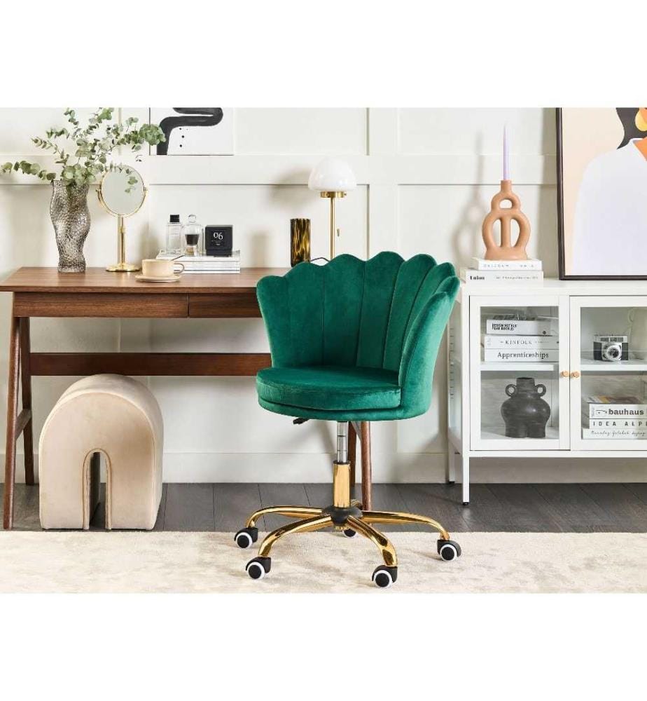 Chaise de bureau MONTICELLO Velours Vert