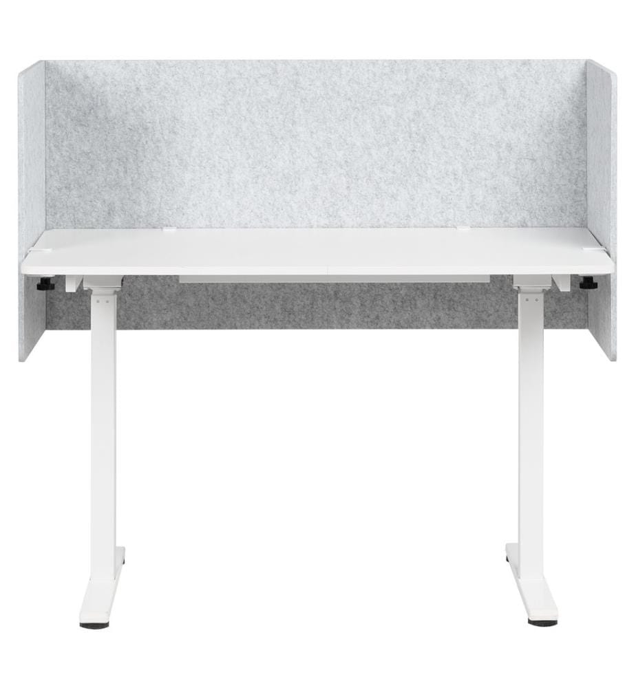 Divisorio da scrivania SOLOA 210 x 61 cm Grigio