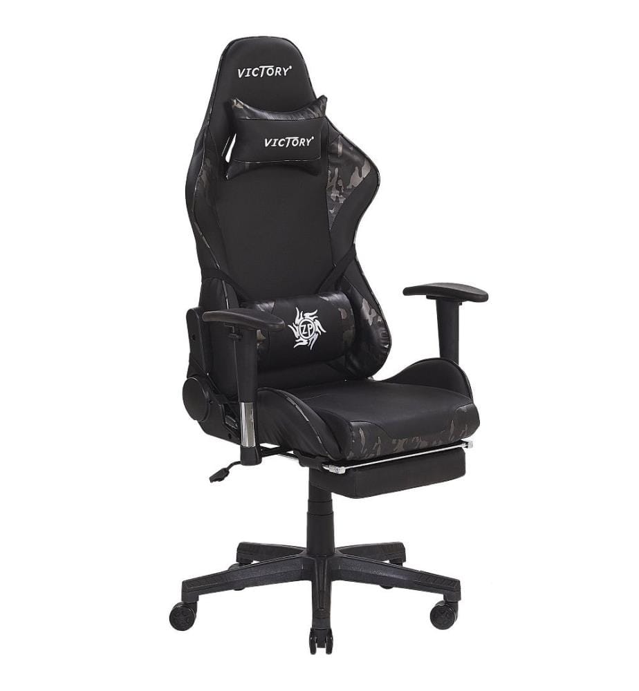 Siège de gaming VICTORY Cuir PU Gris foncé