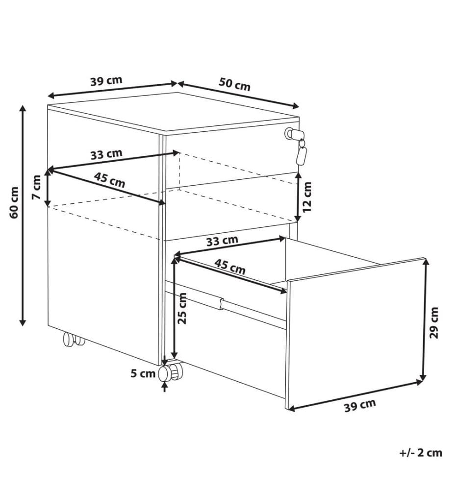 Storage Unit CAMI Metal Light Grey