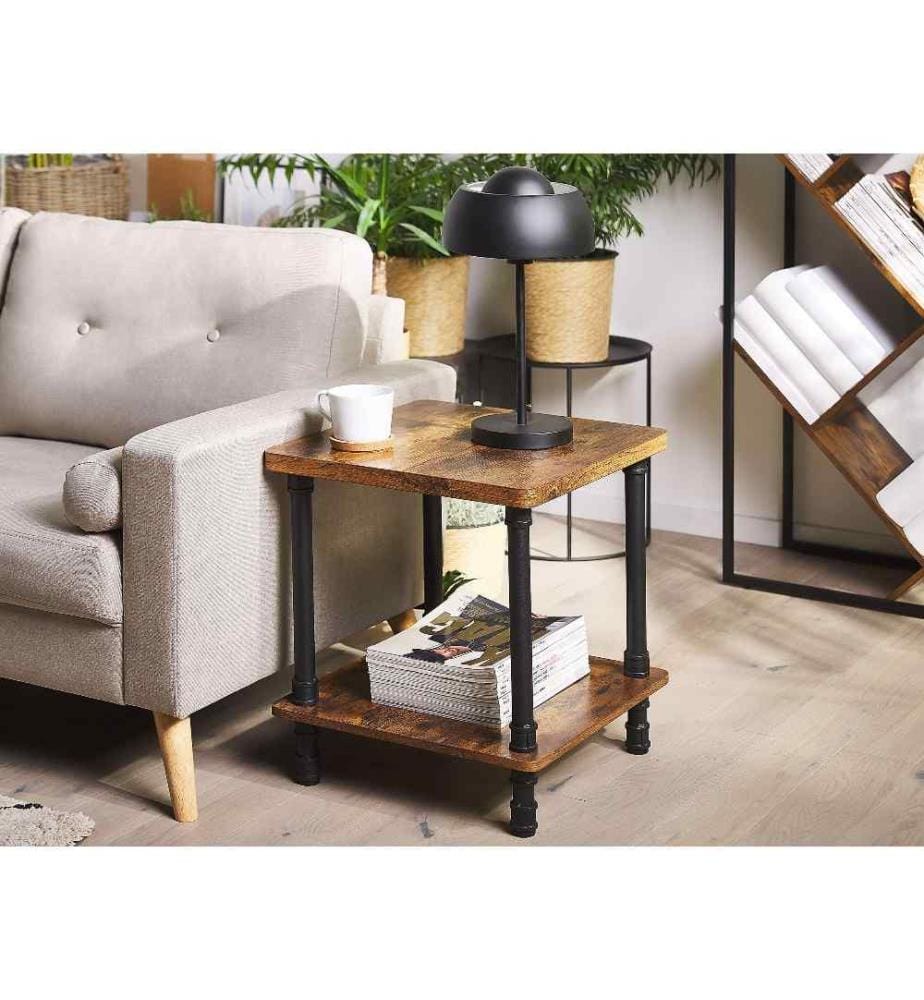 Side Table VERIL Dark Brown