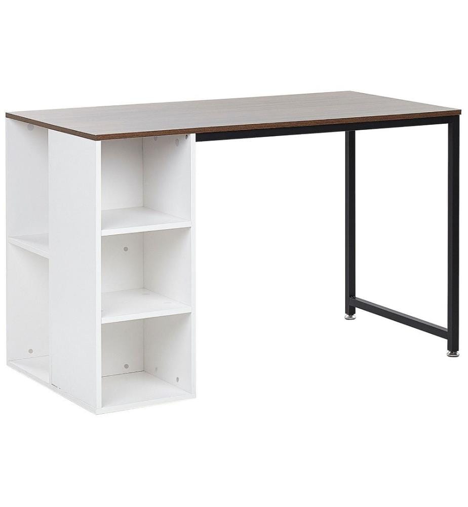 Table de bureau DESE Marron/blanc 120 cm 60 cm