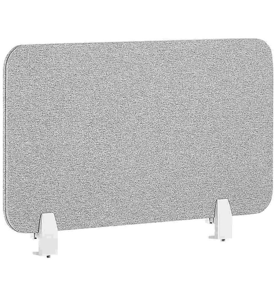 Schreibtischtrennwand WALLY 80 x 40 cm Hellgrau