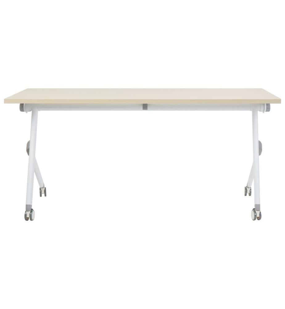 Scrivania pieghevole BENDI Marrone chiaro 160 cm 60 cm con ruote