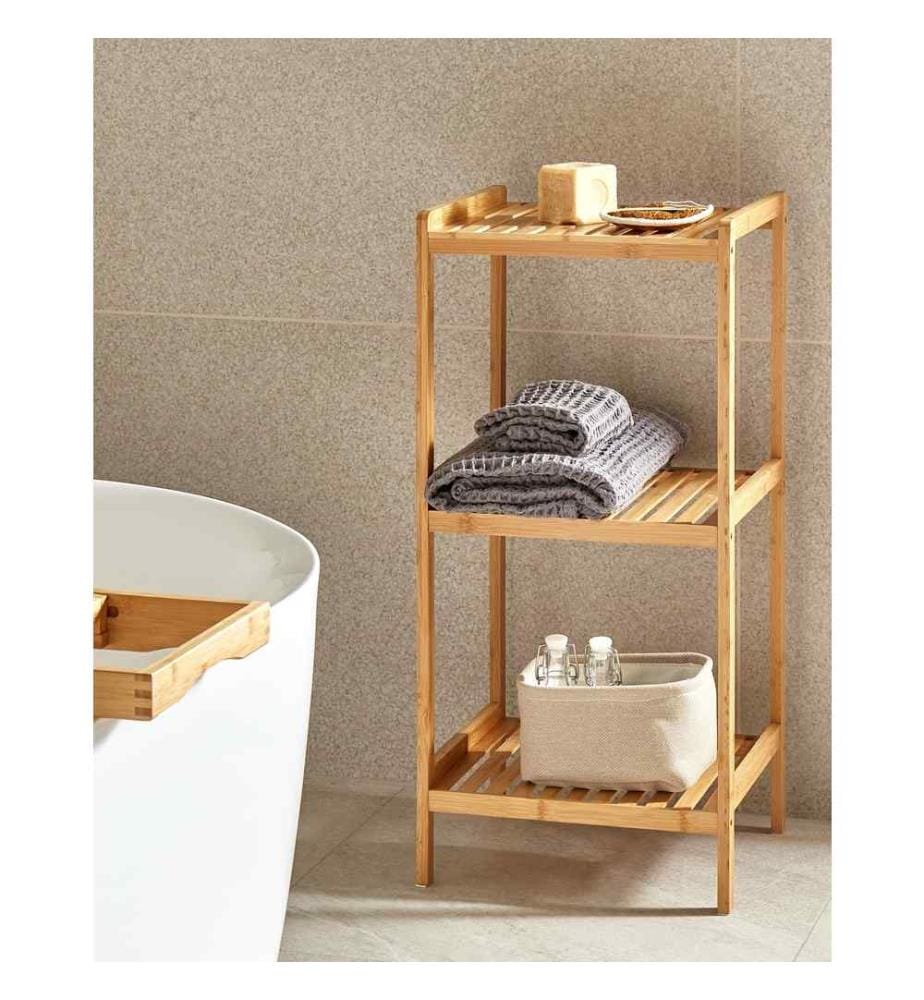 Meuble de rangement BAXLEY Bambou Marron clair