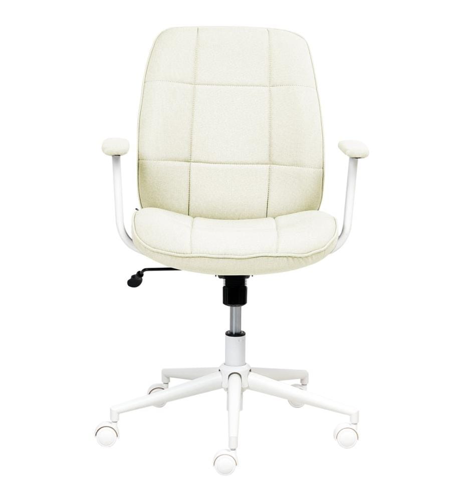 Chaise de bureau CARLTON Tissu Vert menthe