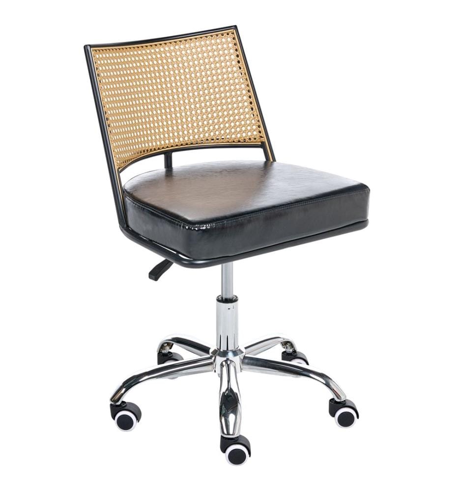 Chaise de bureau NOME Cuir PU Noir