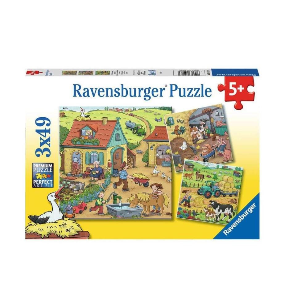 RAVENSBURGER - Puzzle Viel los auf dem Bauernhof