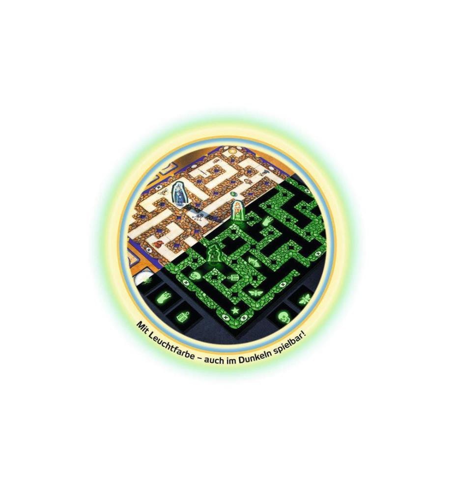 RAVENSBURGER - Familienspiel Das verrückte Labyrinth Glow in the Dark