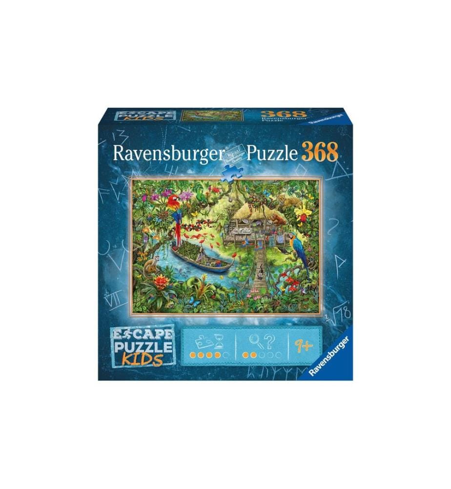 RAVENSBURGER - Puzzle ESCAPE Kids Dschungelsafari