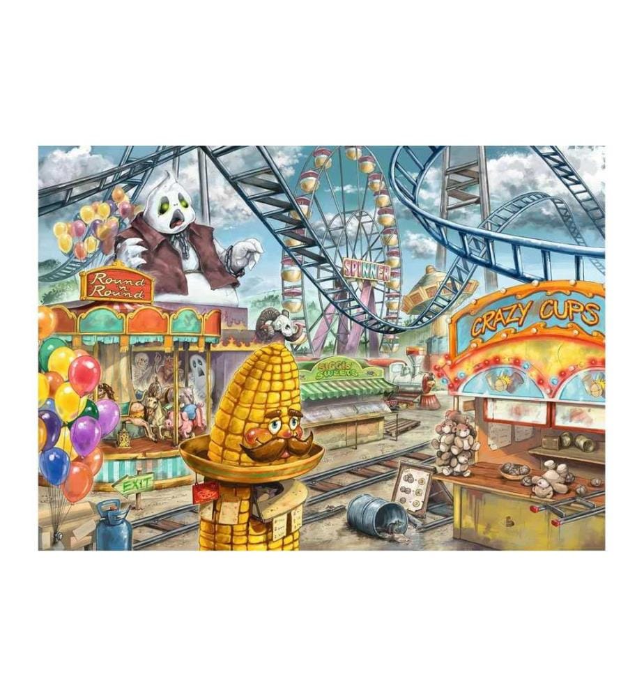 RAVENSBURGER - Puzzle ESCAPE Kids Parc à thème