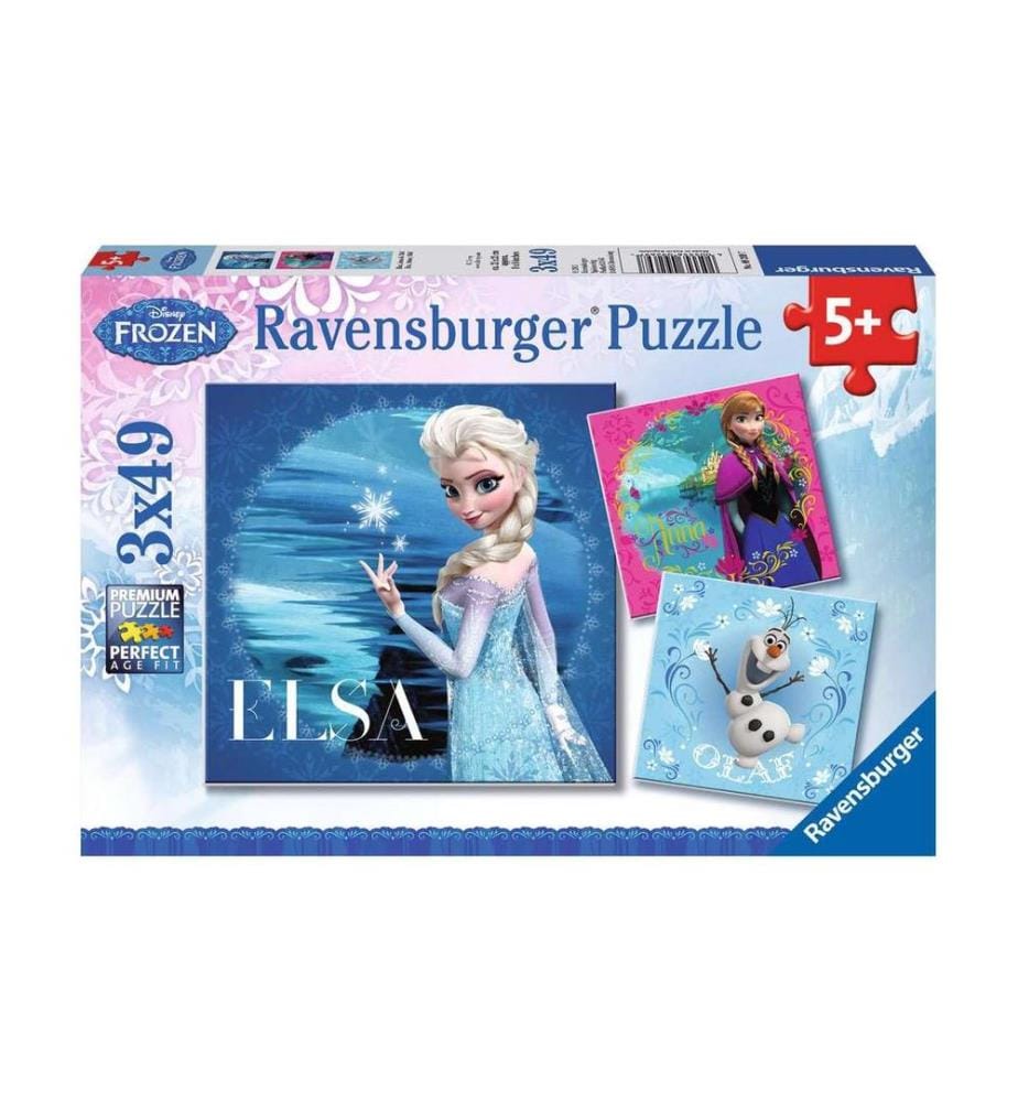 RAVENSBURGER - Puzzle Disney Frozen: Elsa, Anna et Olaf
