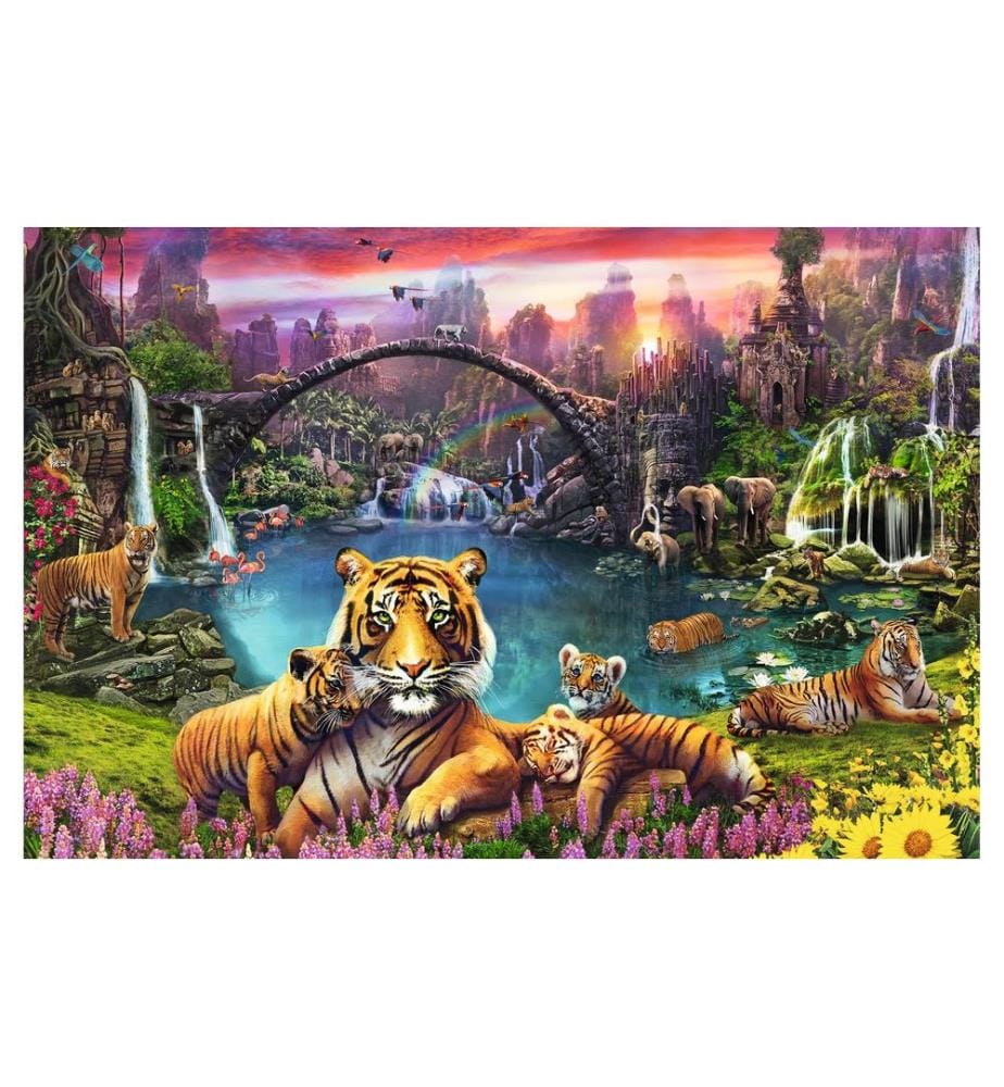 RAVENSBURGER - Puzzle Tiger in paradiesischer Lagune